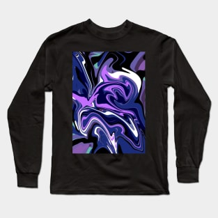 malachite pattern Long Sleeve T-Shirt